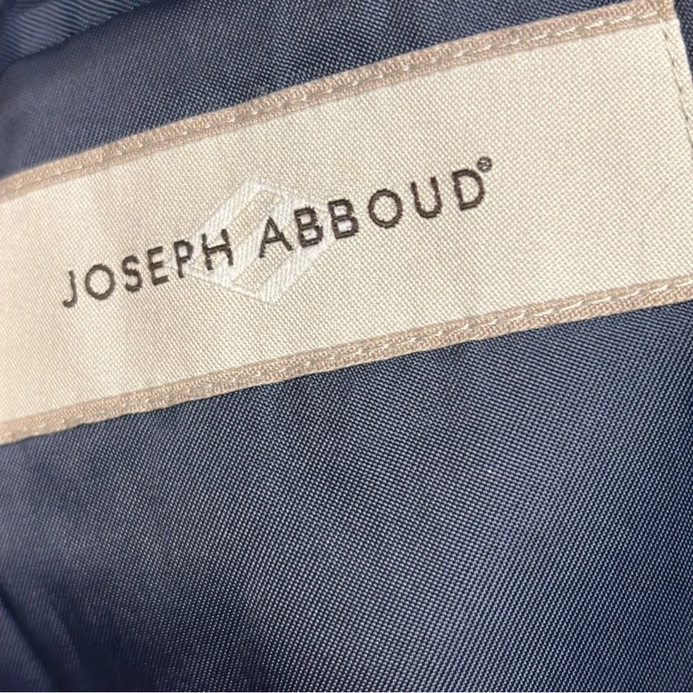 Joseph Abboud Blazer Vest Combo Set Linen Blend Blue Jacket Sport Coat Men's 42L